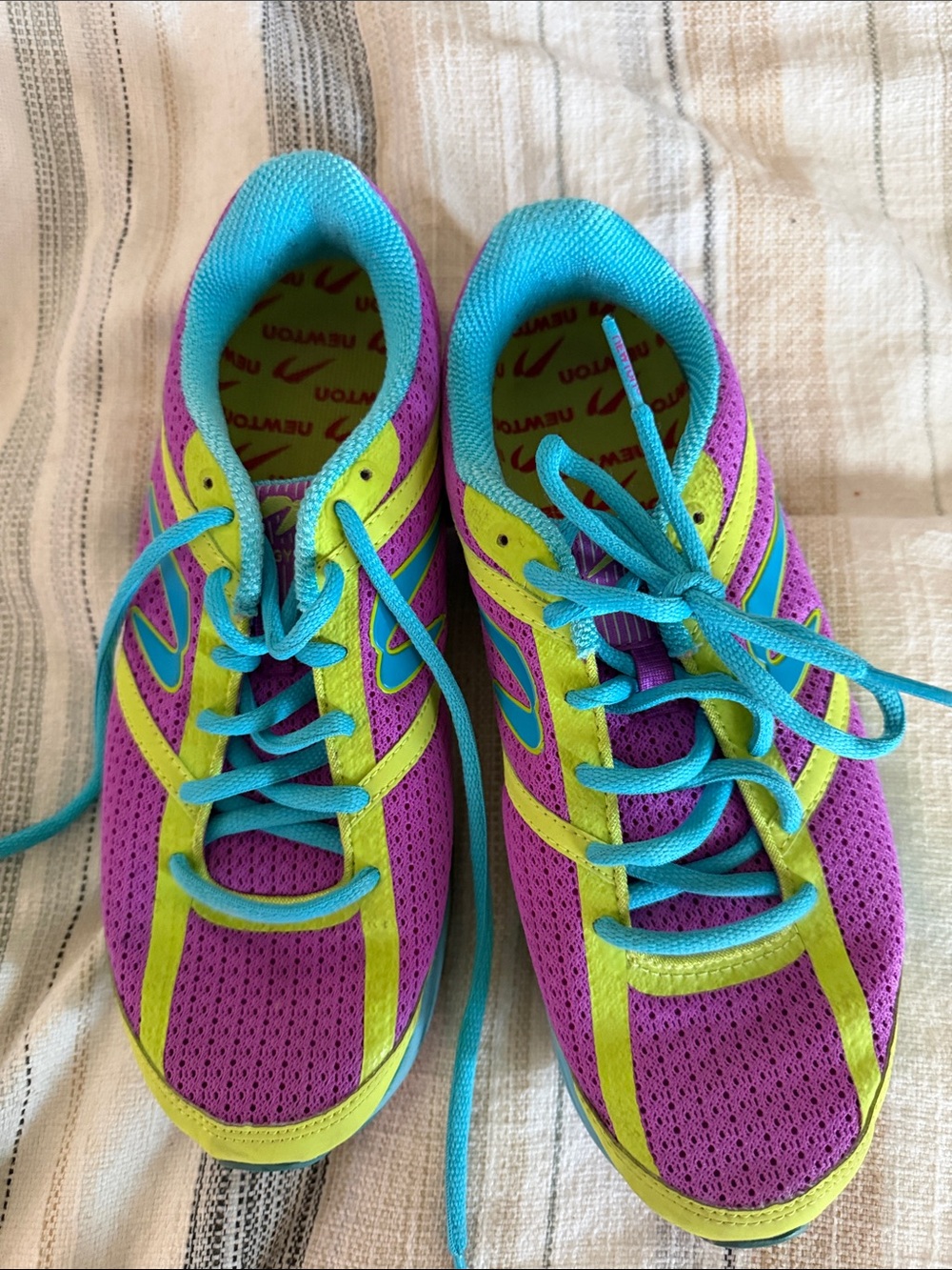 Newton Women's Purple, Teal & Yellow Running Sneakers